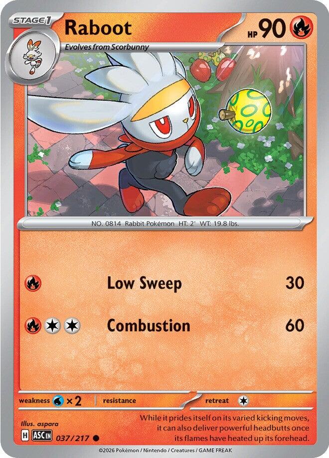 Raboot (037/217) [Mega Evolution: Ascended Heroes] | Chromatic Games