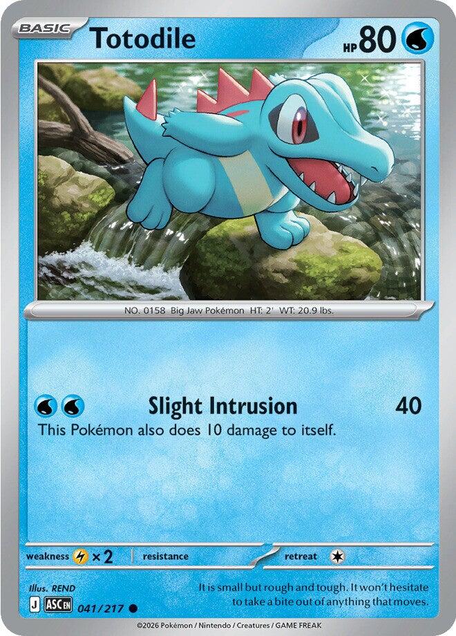 Totodile (041/217) [Mega Evolution: Ascended Heroes] | Chromatic Games