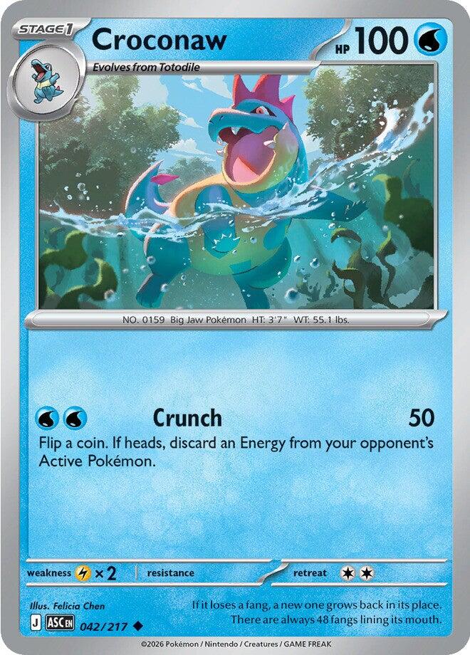Croconaw (042/217) [Mega Evolution: Ascended Heroes] | Chromatic Games