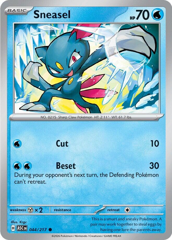 Sneasel (044/217) [Mega Evolution: Ascended Heroes] | Chromatic Games