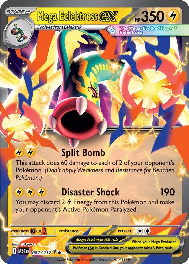 Mega Eelektross ex (061/217) [Mega Evolution: Ascended Heroes] | Chromatic Games