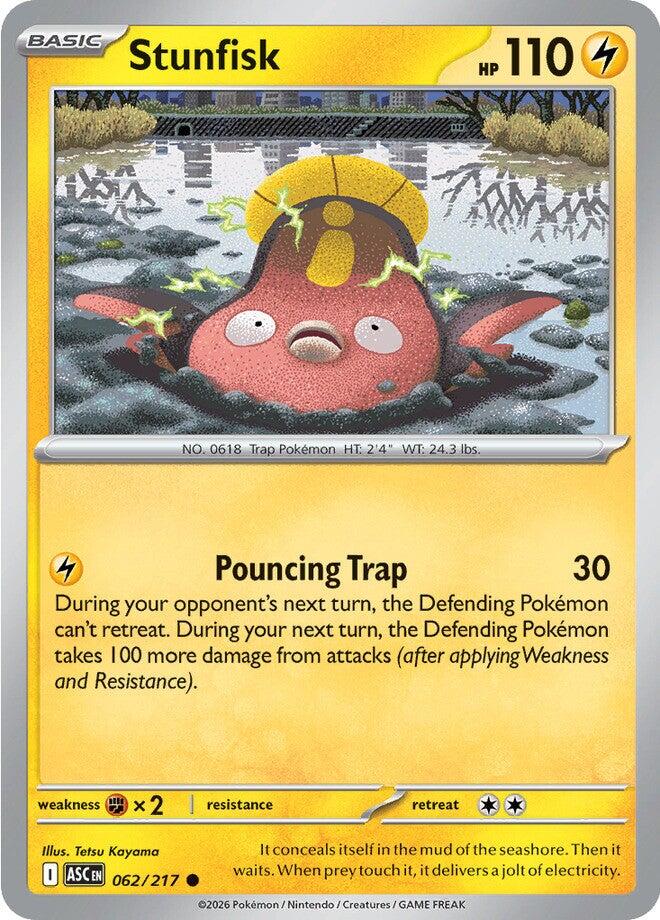 Stunfisk (062/217) [Mega Evolution: Ascended Heroes] | Chromatic Games