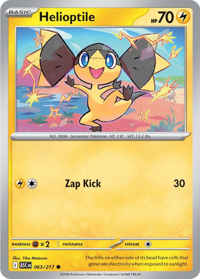 Helioptile (063/217) [Mega Evolution: Ascended Heroes] | Chromatic Games