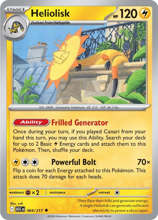 Heliolisk (064/217) [Mega Evolution: Ascended Heroes] | Chromatic Games