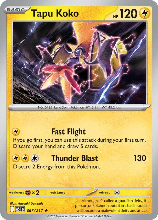 Tapu Koko (067/217) [Mega Evolution: Ascended Heroes] | Chromatic Games