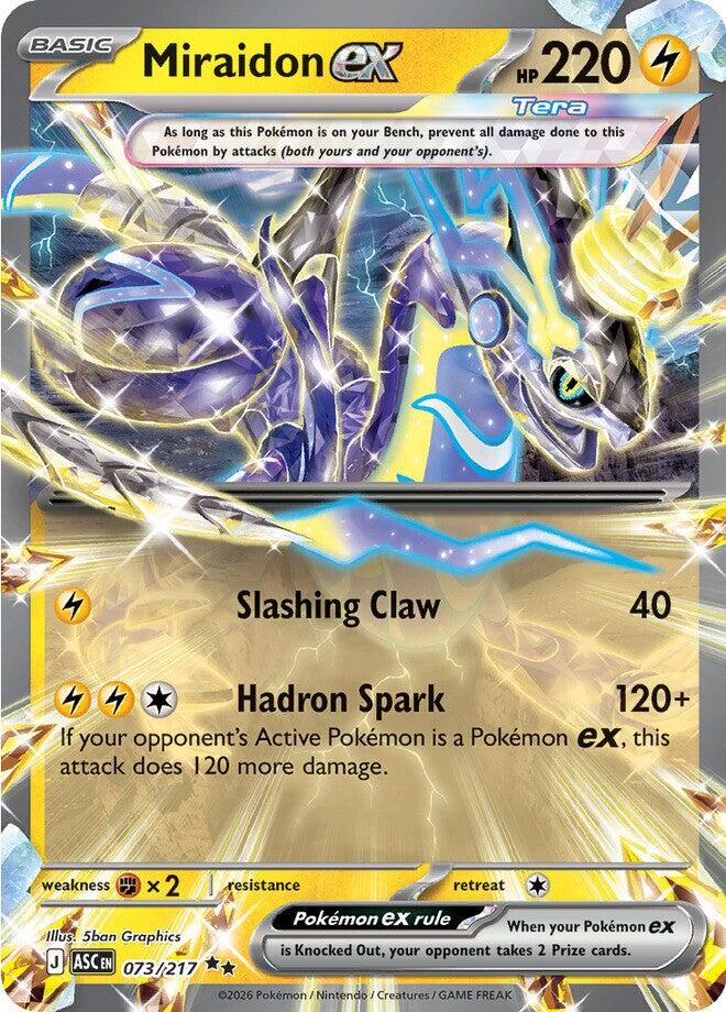 Miraidon ex (073/217) [Mega Evolution: Ascended Heroes] | Chromatic Games
