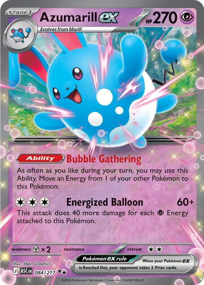 Azumarill ex (084/217) [Mega Evolution: Ascended Heroes] | Chromatic Games
