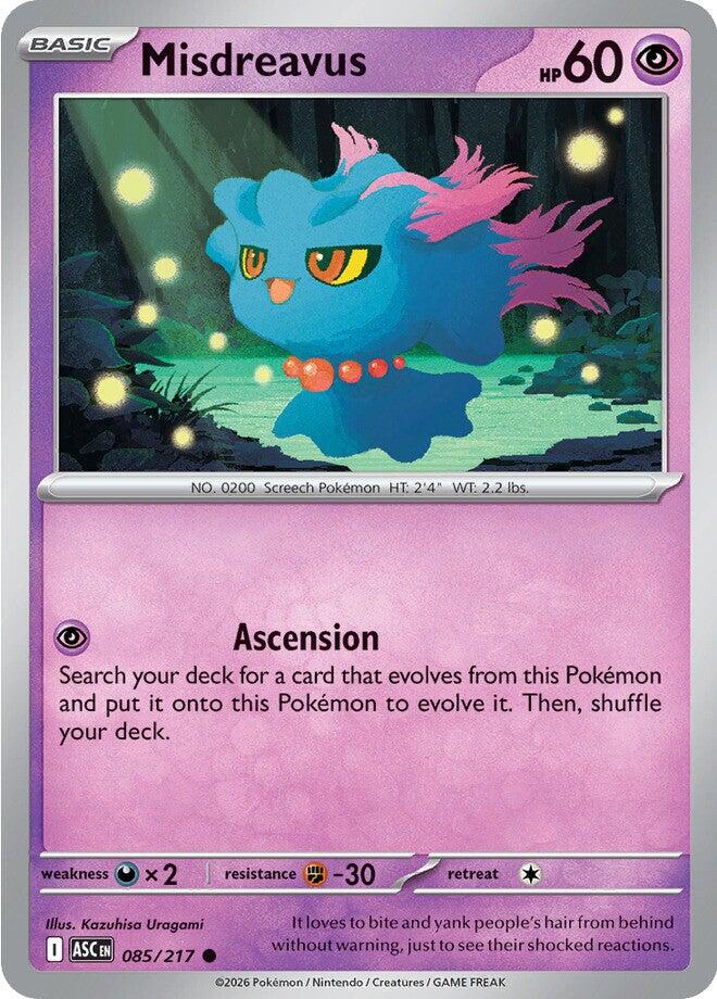 Misdreavus (085/217) [Mega Evolution: Ascended Heroes] | Chromatic Games