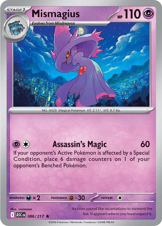 Mismagius (086/217) [Mega Evolution: Ascended Heroes] | Chromatic Games