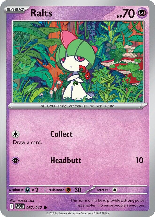 Ralts (087/217) [Mega Evolution: Ascended Heroes] | Chromatic Games