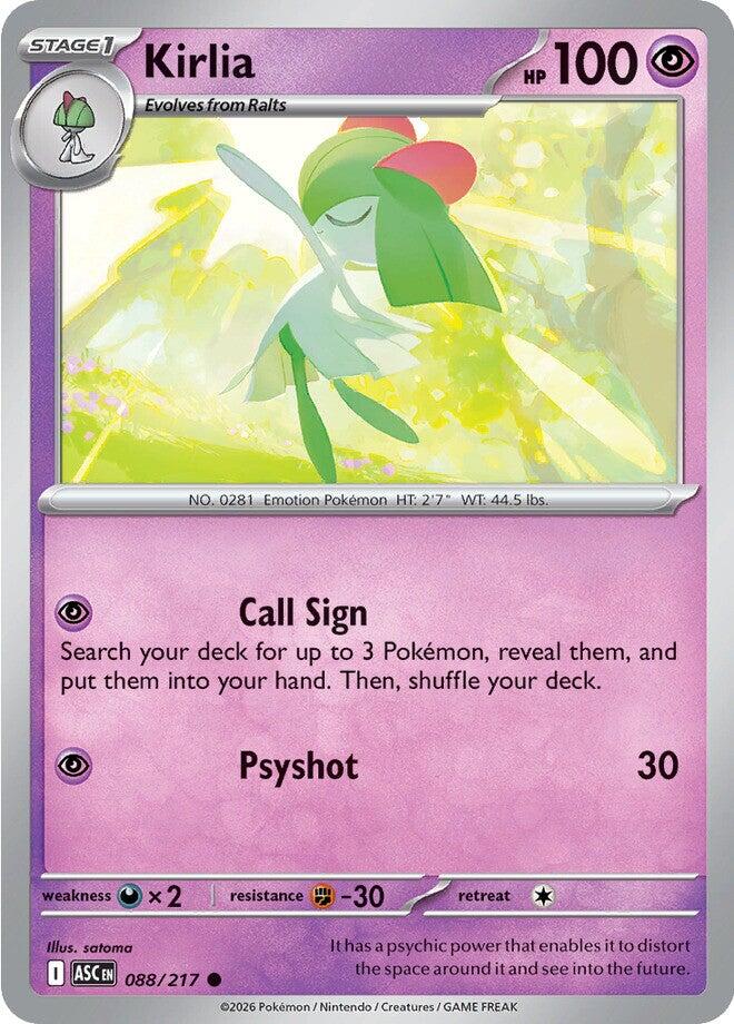 Kirlia (088/217) [Mega Evolution: Ascended Heroes] | Chromatic Games