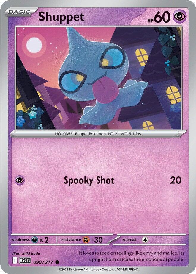 Shuppet (090/217) [Mega Evolution: Ascended Heroes] | Chromatic Games