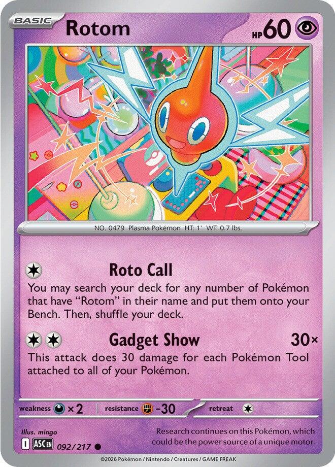 Rotom (092/217) [Mega Evolution: Ascended Heroes] | Chromatic Games