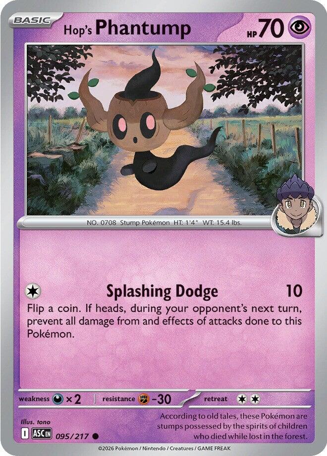 Hop's Phantump (095/217) [Mega Evolution: Ascended Heroes] | Chromatic Games