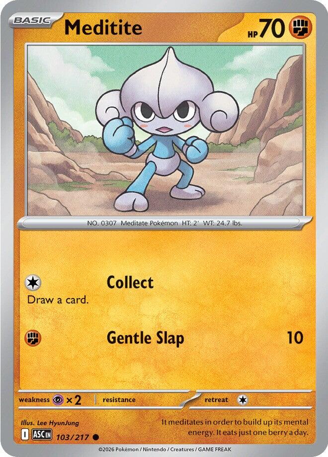 Meditite (103/217) [Mega Evolution: Ascended Heroes] | Chromatic Games