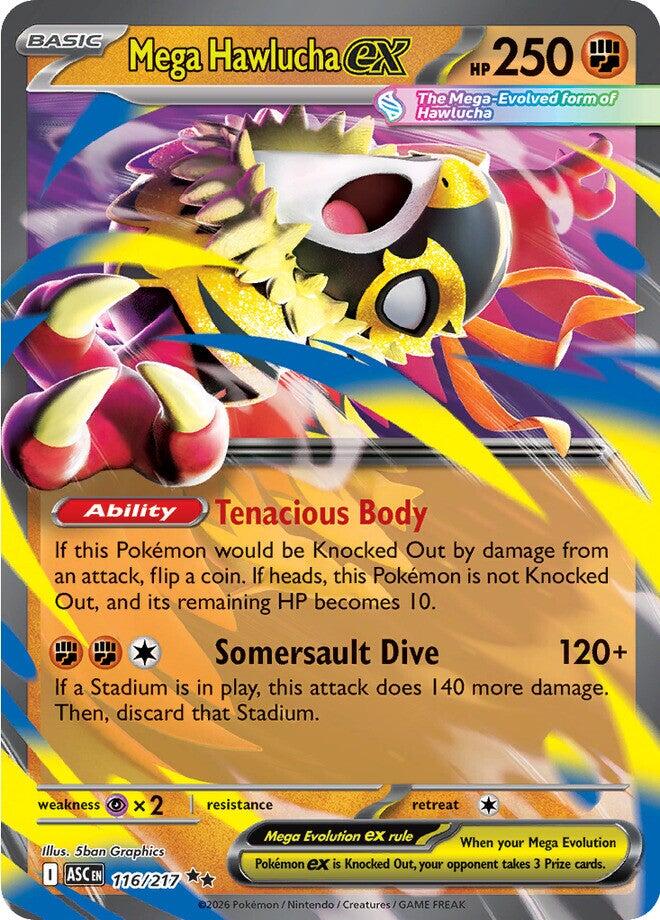 Mega Hawlucha ex (116/217) [Mega Evolution: Ascended Heroes] | Chromatic Games