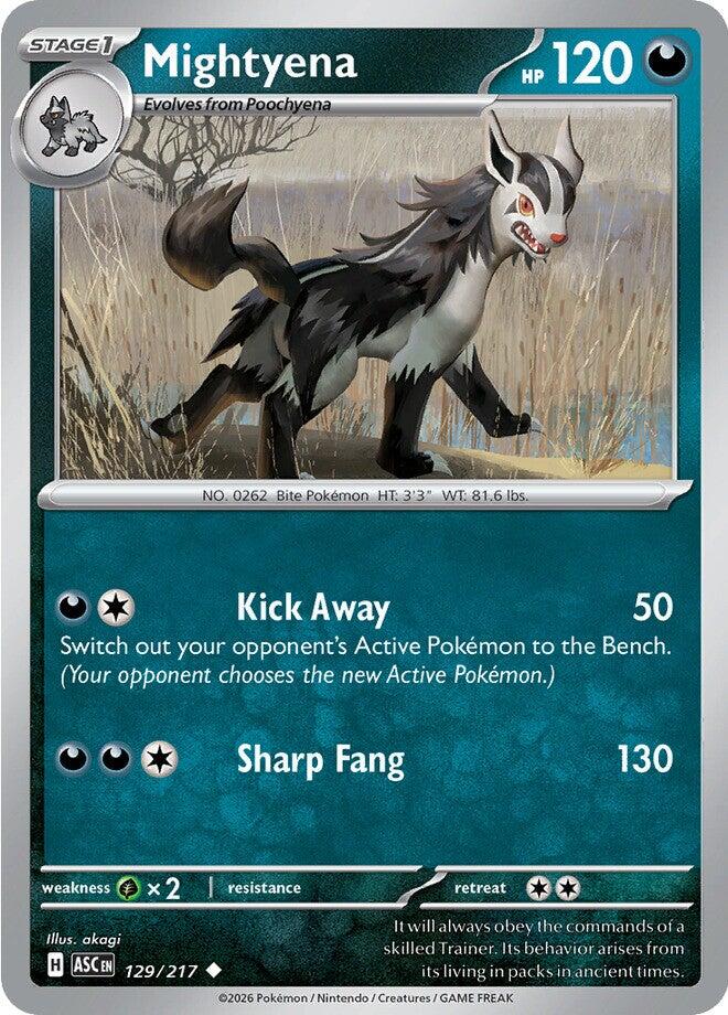 Mightyena (129/217) [Mega Evolution: Ascended Heroes] | Chromatic Games