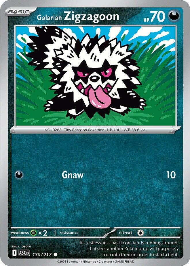 Galarian Zigzagoon (130/217) [Mega Evolution: Ascended Heroes] | Chromatic Games
