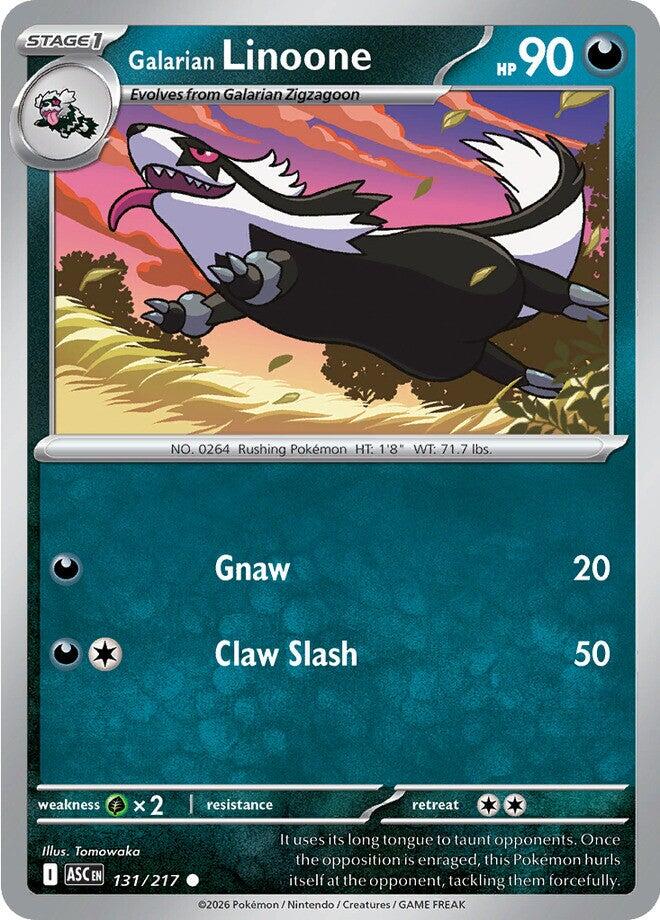 Galarian Linoone (131/217) [Mega Evolution: Ascended Heroes] | Chromatic Games
