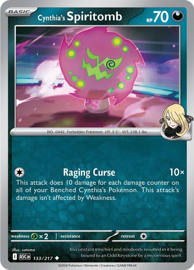Cynthia's Spiritomb (133/217) [Mega Evolution: Ascended Heroes] | Chromatic Games