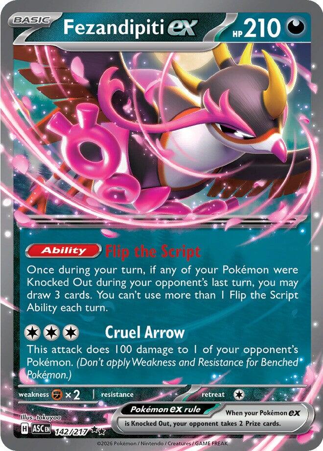 Fezandipiti ex (142/217) [Mega Evolution: Ascended Heroes] | Chromatic Games