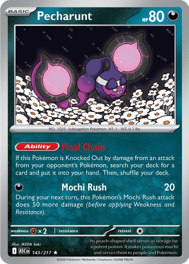 Pecharunt (143/217) [Mega Evolution: Ascended Heroes] | Chromatic Games