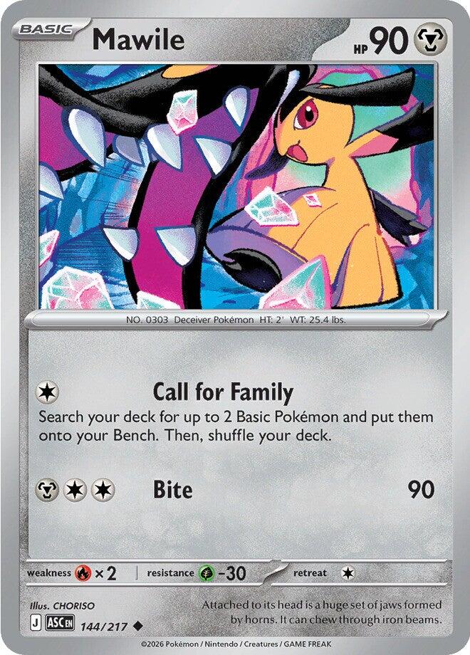 Mawile (144/217) [Mega Evolution: Ascended Heroes] | Chromatic Games