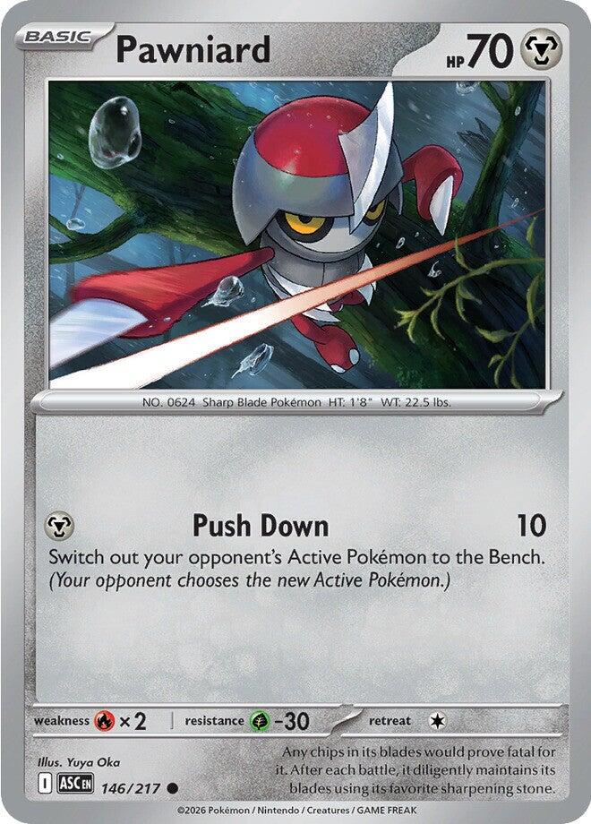 Pawniard (146/217) [Mega Evolution: Ascended Heroes] | Chromatic Games