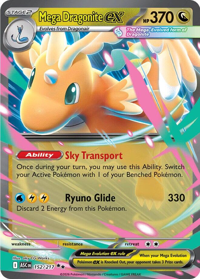 Mega Dragonite ex (152/217) [Mega Evolution: Ascended Heroes] | Chromatic Games