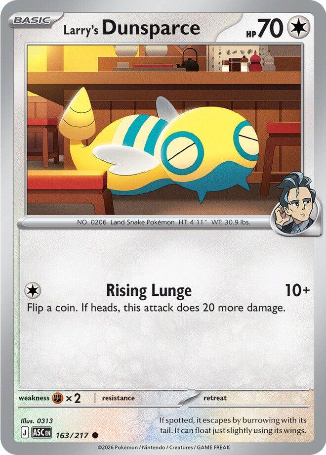 Larry's Dunsparce (163/217) [Mega Evolution: Ascended Heroes] | Chromatic Games