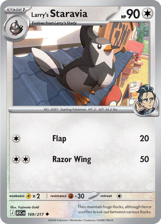 Larry's Staravia (169/217) [Mega Evolution: Ascended Heroes] | Chromatic Games