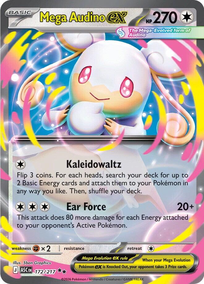 Mega Audino ex (172/217) [Mega Evolution: Ascended Heroes] | Chromatic Games