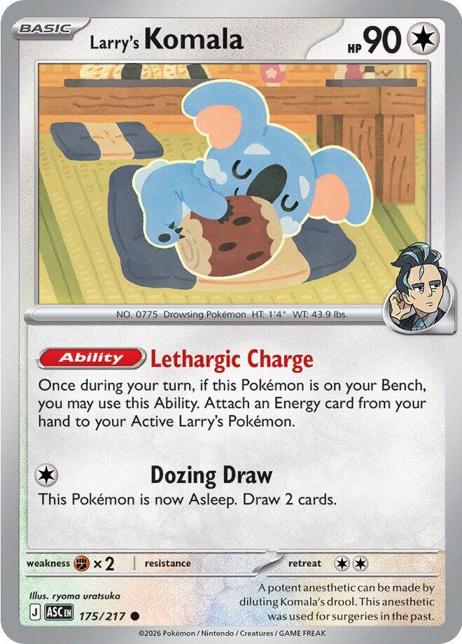 Larry's Komala (175/217) [Mega Evolution: Ascended Heroes] | Chromatic Games