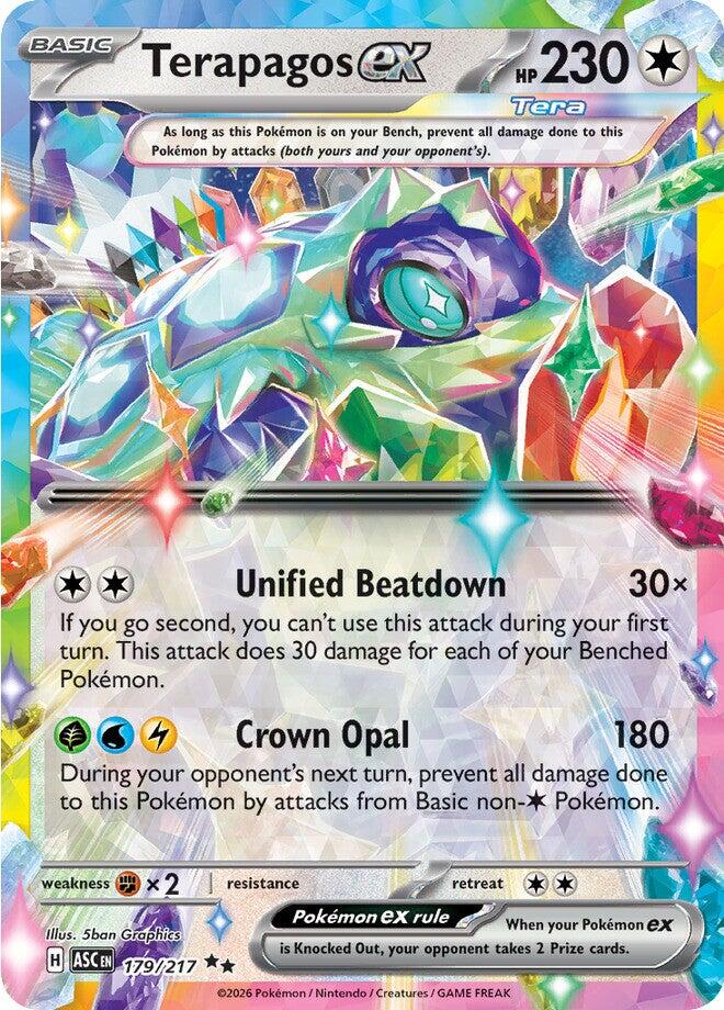 Terapagos ex (179/217) [Mega Evolution: Ascended Heroes] | Chromatic Games
