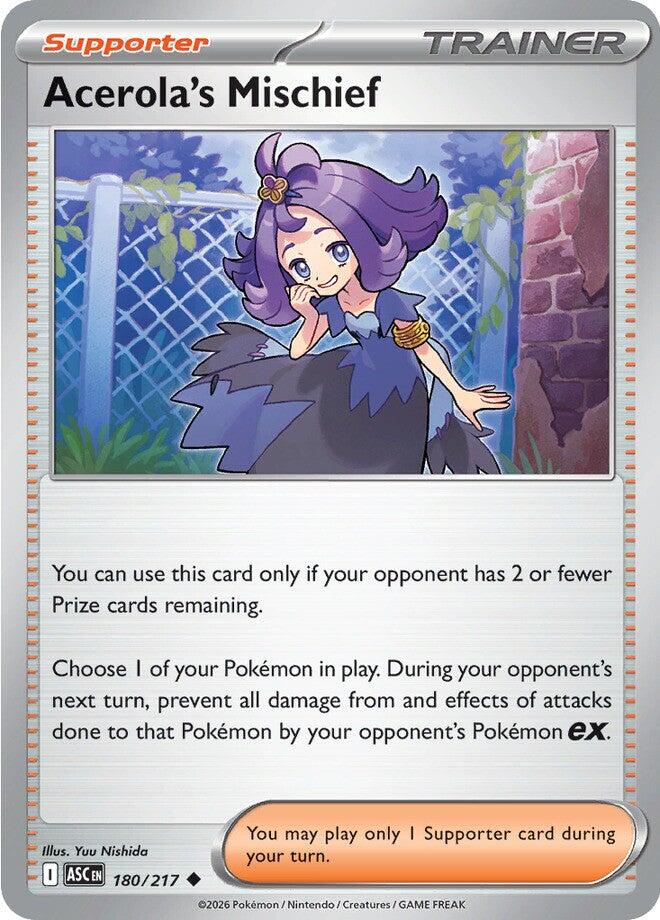 Acerola's Mischief (180/217) [Mega Evolution: Ascended Heroes] | Chromatic Games