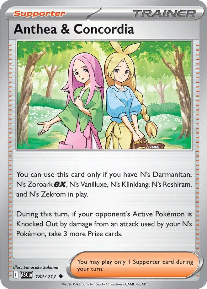 Anthea & Concordia (182/217) (Reverse Holo) [Mega Evolution: Ascended Heroes] | Chromatic Games