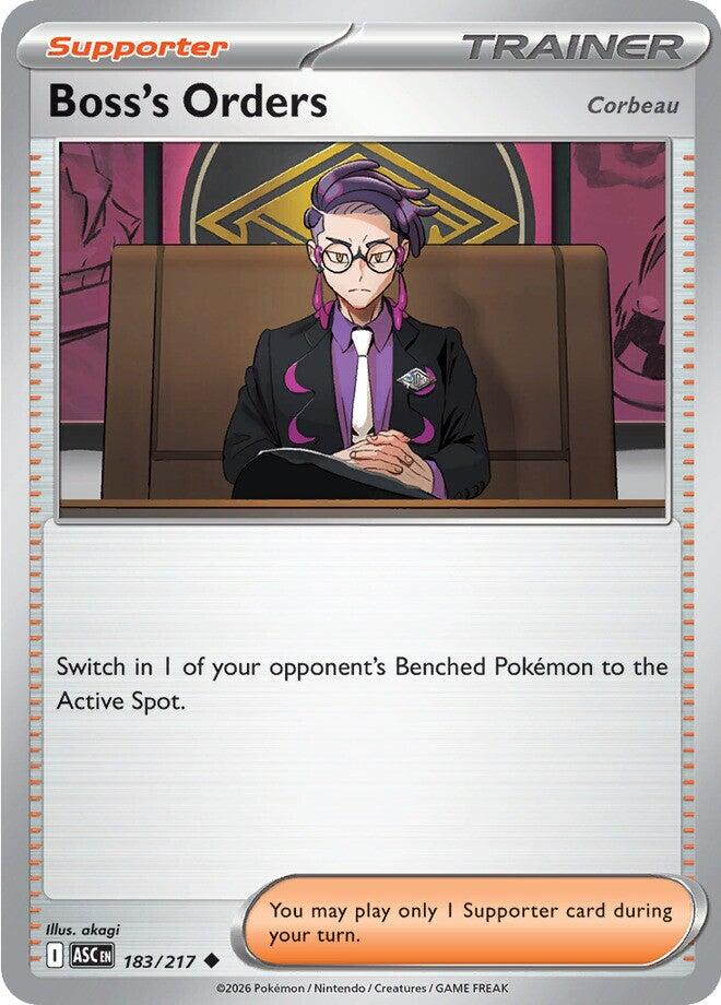 Boss's Orders [Corbeau] - 183/217 [Mega Evolution: Ascended Heroes] | Chromatic Games