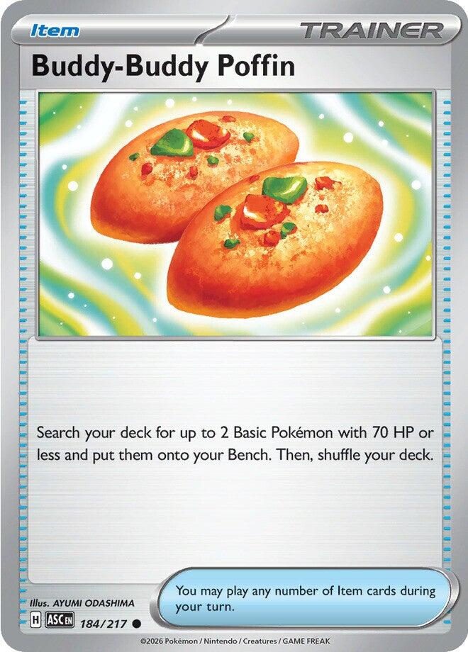 Buddy-Buddy Poffin (184/217) [Mega Evolution: Ascended Heroes] | Chromatic Games