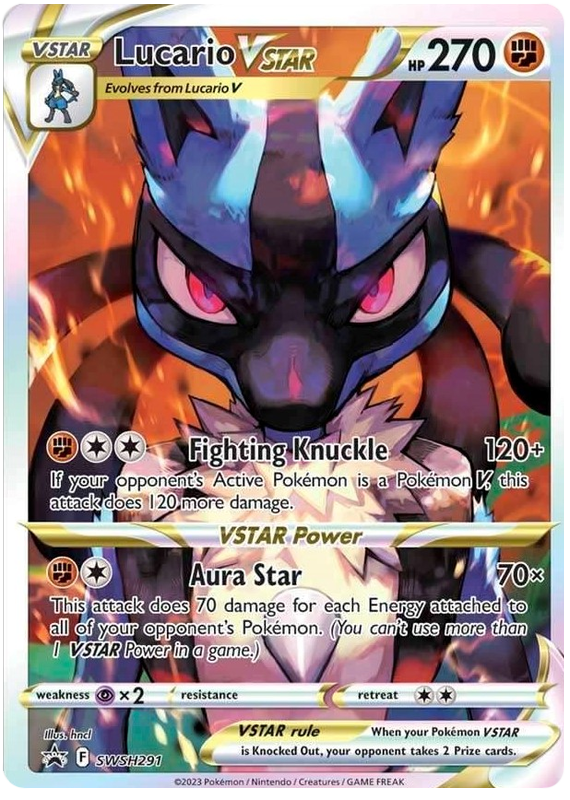Lucario VSTAR (SWSH291) [Sword & Shield: Black Star Promos] | Chromatic Games