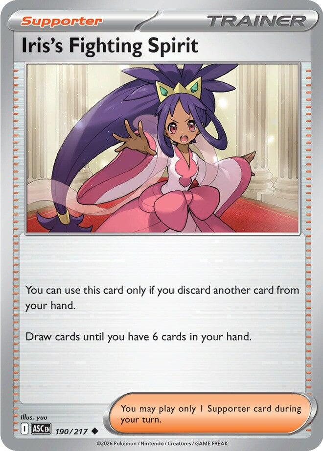 Iris's Fighting Spirit (190/217) [Mega Evolution: Ascended Heroes] | Chromatic Games