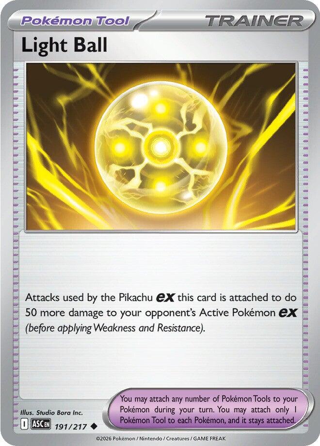 Light Ball (191/217) [Mega Evolution: Ascended Heroes] | Chromatic Games