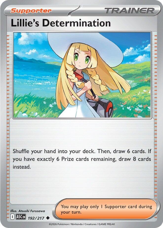 Lillie's Determination (192/217) [Mega Evolution: Ascended Heroes] | Chromatic Games