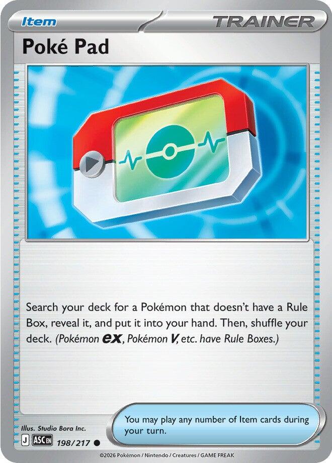 Poke Pad (198/217) (Reverse Holo) [Mega Evolution: Ascended Heroes] | Chromatic Games