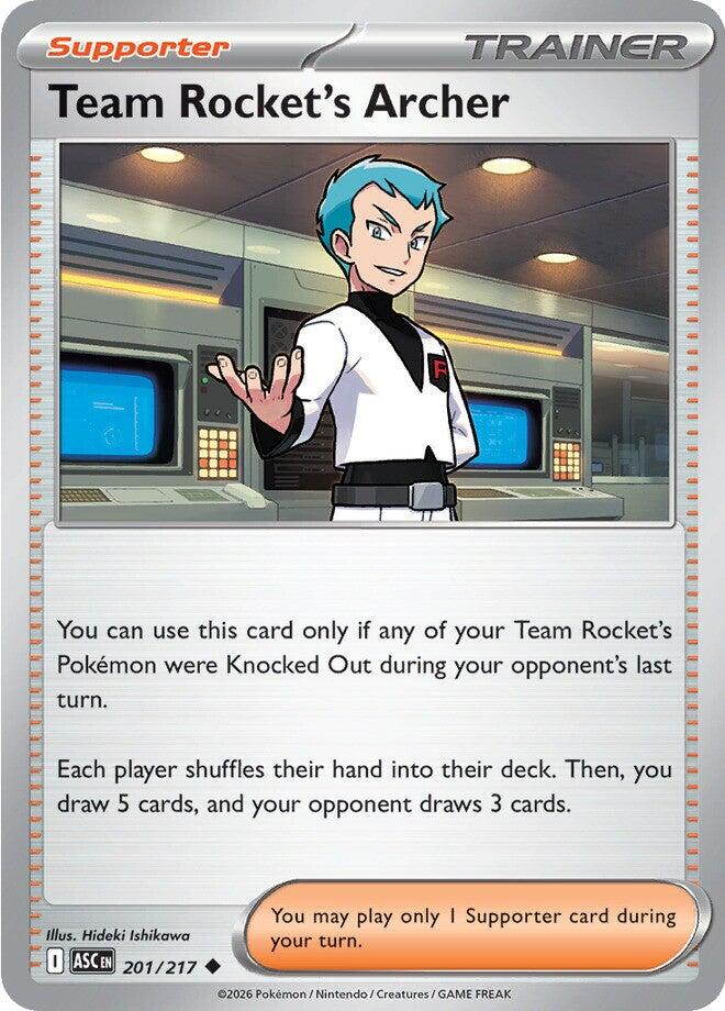 Team Rocket's Archer (201/217) [Mega Evolution: Ascended Heroes] | Chromatic Games