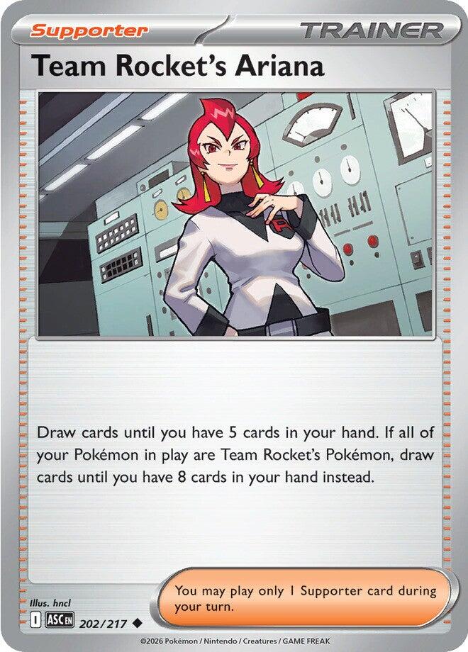 Team Rocket's Ariana (202/217) [Mega Evolution: Ascended Heroes] | Chromatic Games