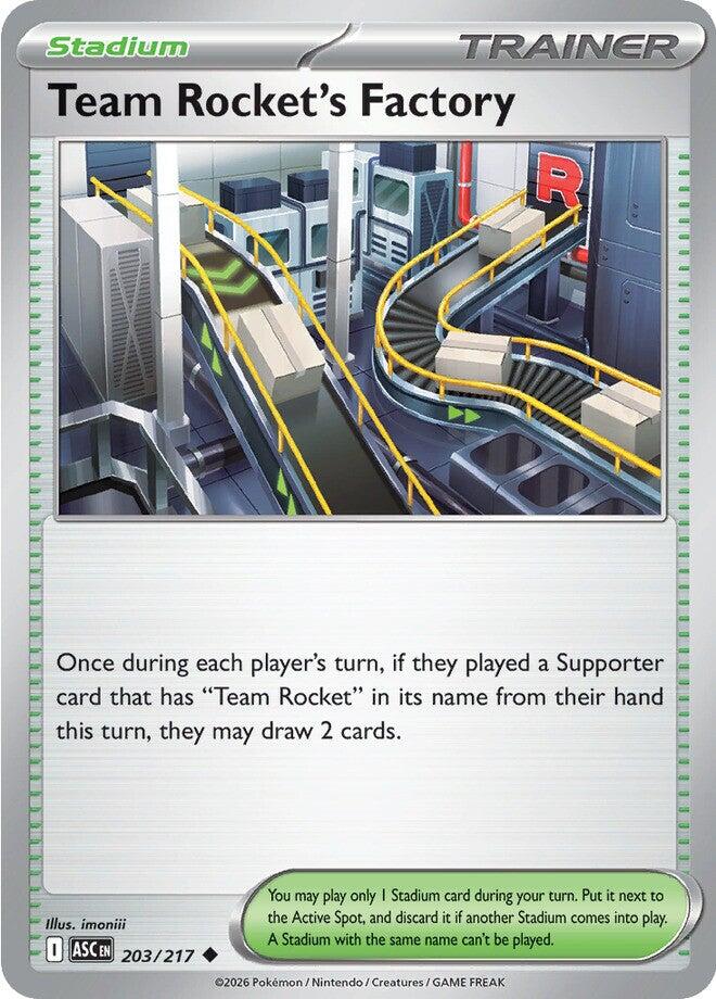 Team Rocket's Factory (203/217) [Mega Evolution: Ascended Heroes] | Chromatic Games