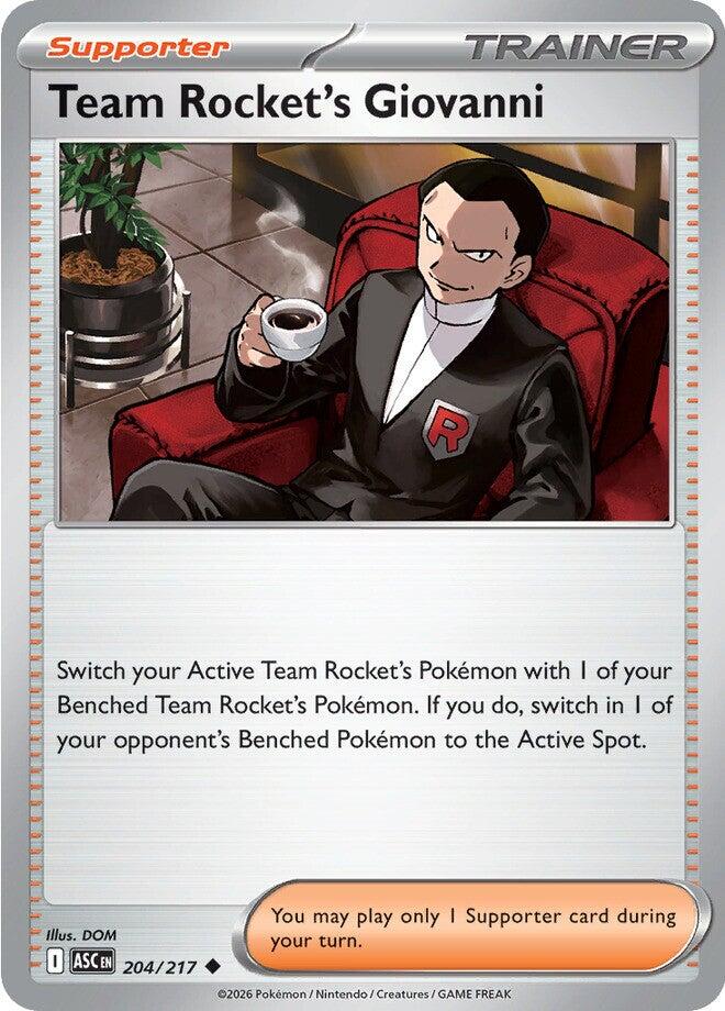 Team Rocket's Giovanni (204/217) [Mega Evolution: Ascended Heroes] | Chromatic Games