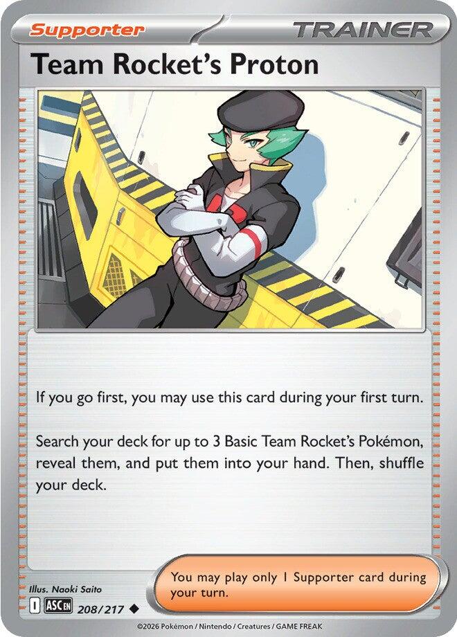 Team Rocket's Proton (208/217) [Mega Evolution: Ascended Heroes] | Chromatic Games