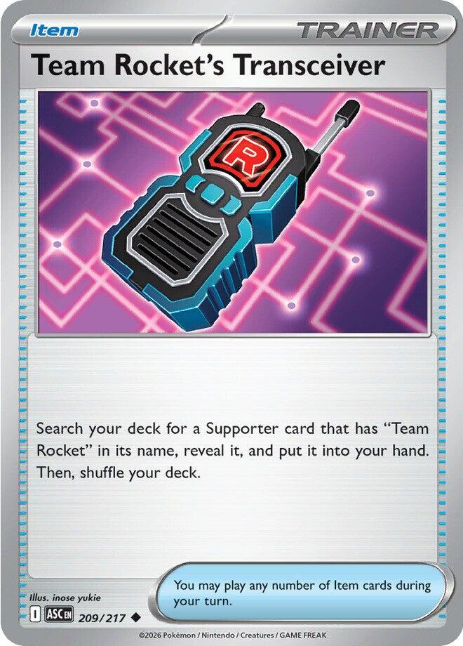Team Rocket's Transceiver (209/217) [Mega Evolution: Ascended Heroes] | Chromatic Games