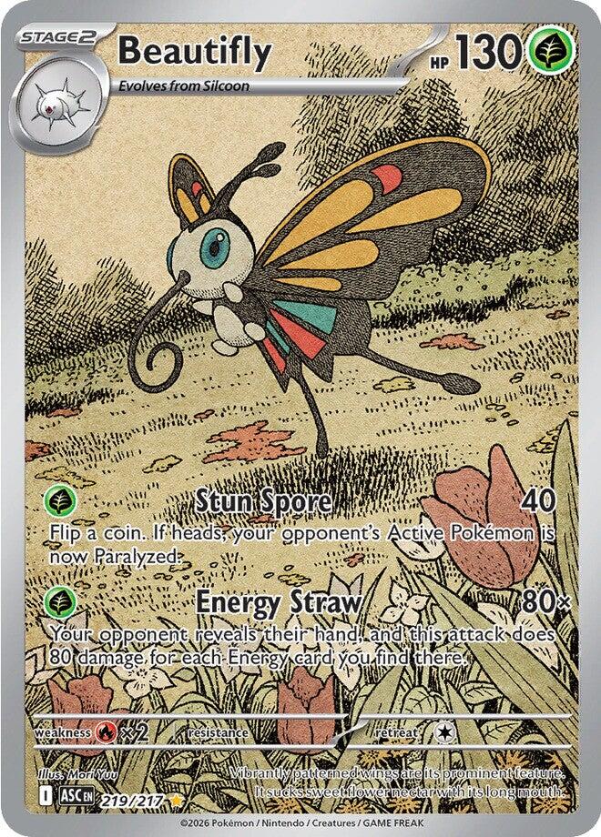 Beautifly (219/217) [Mega Evolution: Ascended Heroes] | Chromatic Games